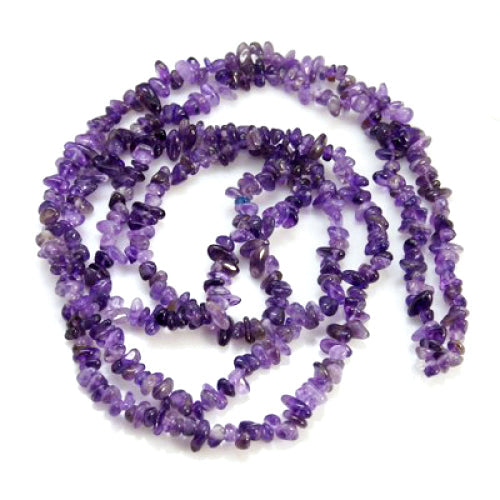 One Strand Small Amethyst Bead Chips - Approx. 300 Beads Gemstone Julz Beads 