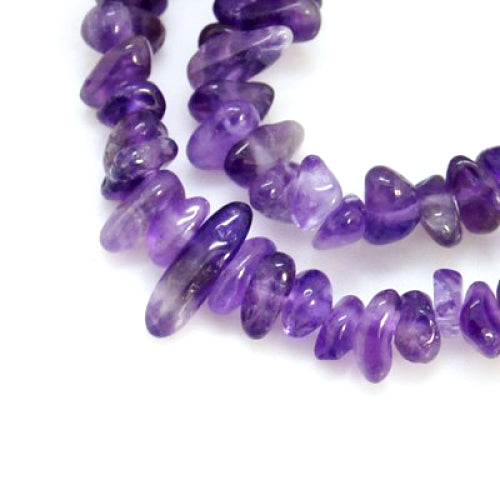 One Strand Small Amethyst Bead Chips - Approx. 300 Beads Gemstone Julz Beads 
