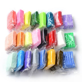 Polymer Clay Jewellery Making kit - 24 Colours, Findings, And Tools Clay Julz Beads 