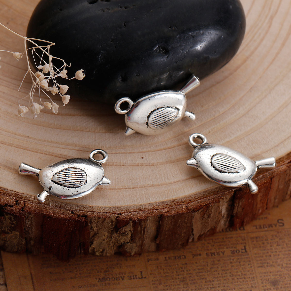 Sterling silver robin on sale charm