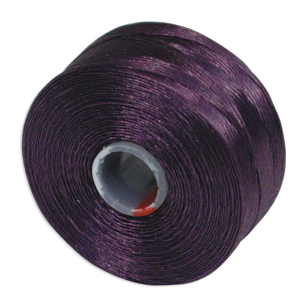 S Lon Nylon Beading Thread - Purple Julz Beads 