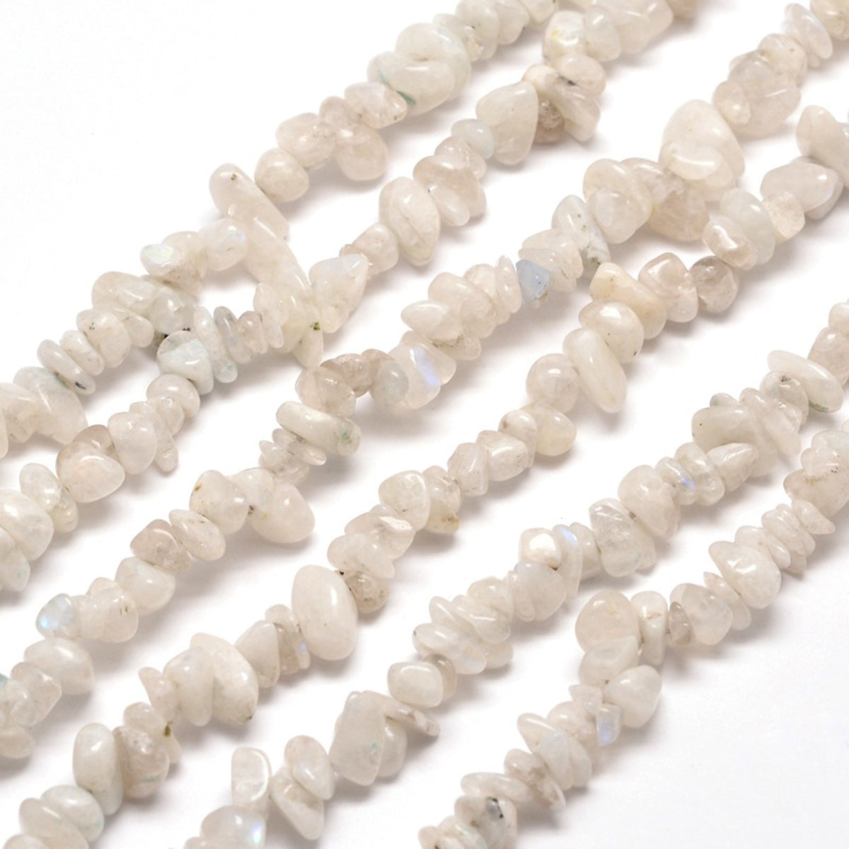 White Jade Gemstone - Stones 5-8mm Gemstone Julz Beads 